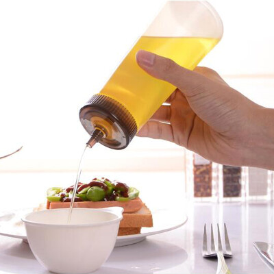 日本进口厨房防漏油瓶塑料油壶挤酱瓶果酱沙拉酱挤压瓶