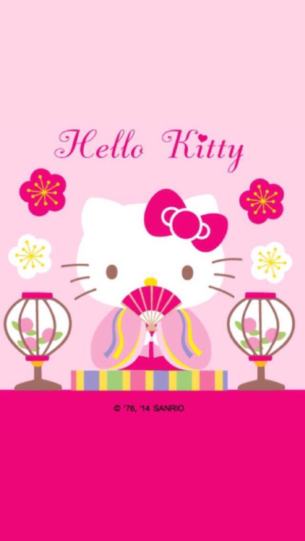 iPhone 壁纸 Hello Kitty 凯蒂