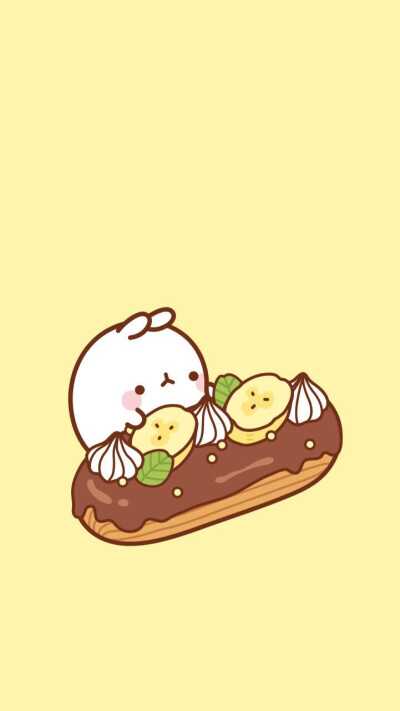 卡通 壁纸 iphone molang 兔子