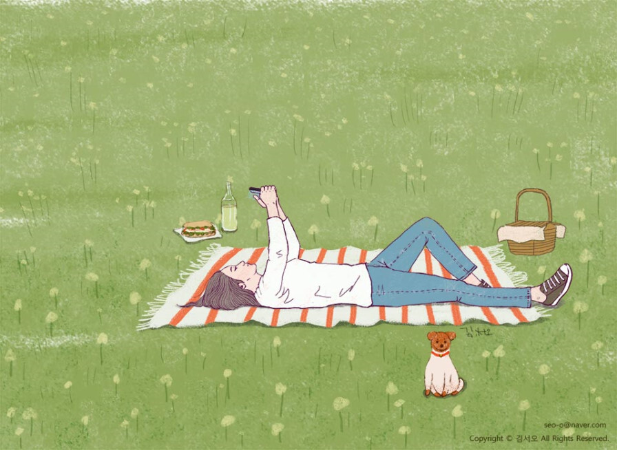 Picnic ~ 插画 By seo-o