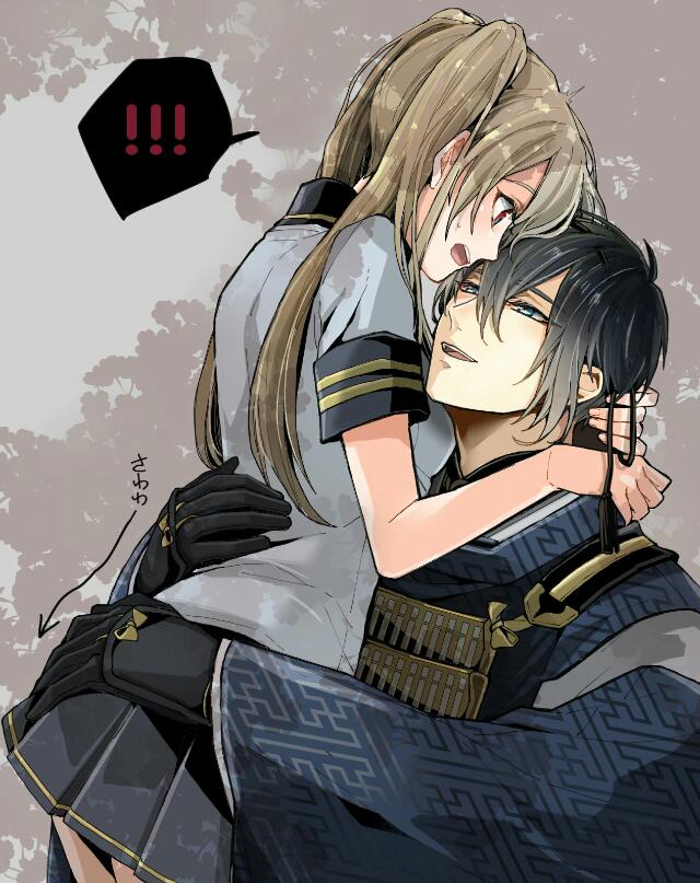 刀剑乱舞##三日月宗近#啊啊啊啊这个被爷爷爱着的女生是我是我是乙!