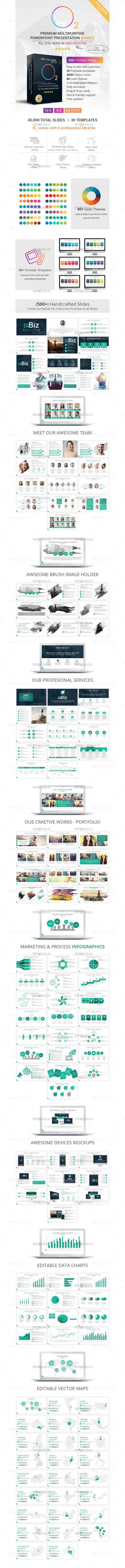 1082 O2 Premium Multipurpose PowerPoint Presentation 高逼格