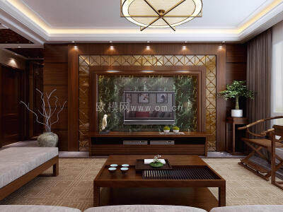 中式客厅走廊