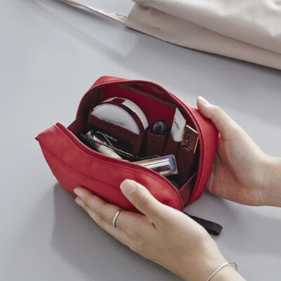 韩国旅行化妆包 便携随身手拿迷你化妆品收纳袋 小号防水洗漱包