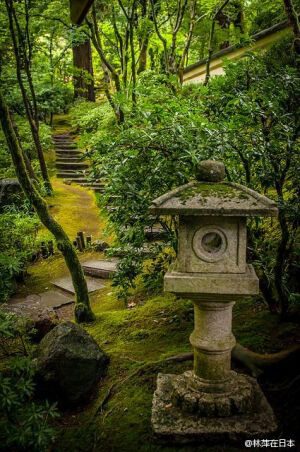 日本庭院，神社等里常见的元素：石灯笼