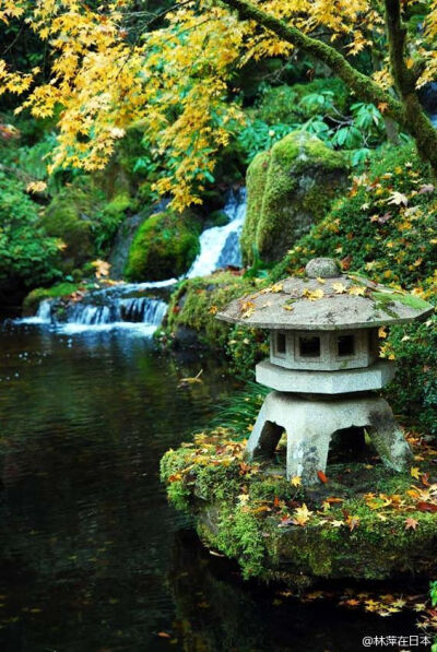 日本庭院，神社等里常见的元素：石灯笼