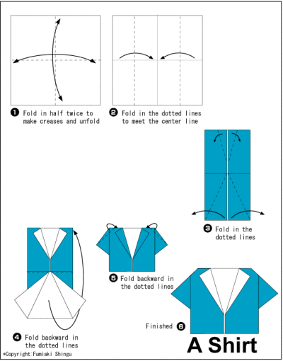 折纸-衣服