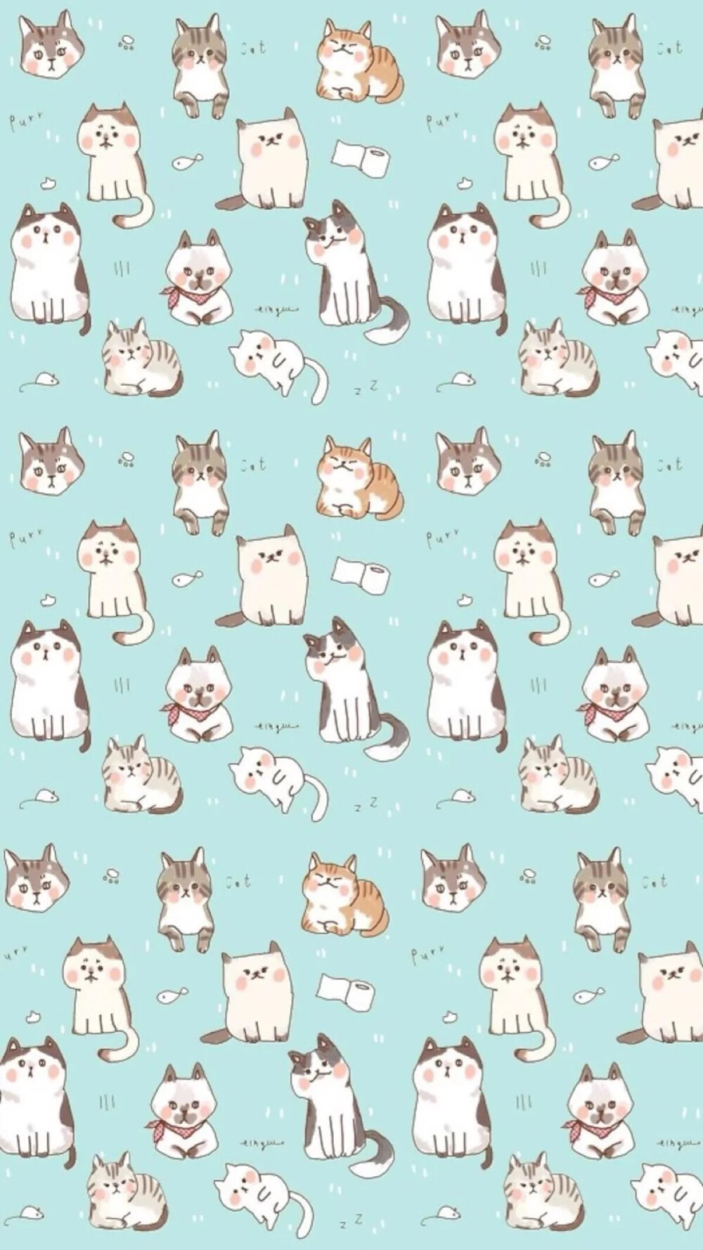 壁纸可爱动漫平铺