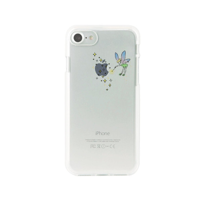 日本 DPARKS 苹果iPhone7 透明创意图案TPU 手机壳保护套