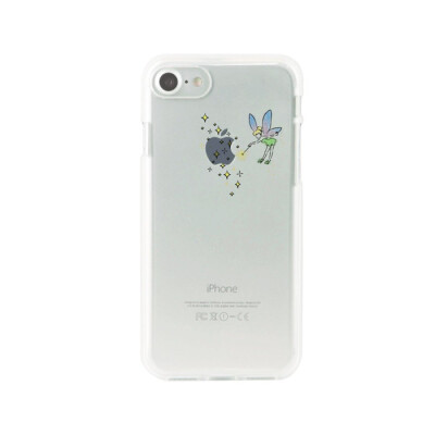 日本 DPARKS 苹果iPhone7 透明创意图案TPU 手机壳保护套