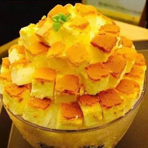 当芝士蛋糕遇上透心凉的冰沙 美食