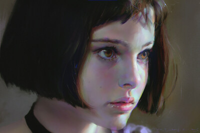 Mathilda -成小布__涂鸦王国插画 这个杀手不太冷