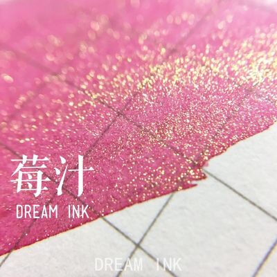 |DREAM INK|金粉防水彩墨〈莓汁25ml〉手账绘画练字墨水