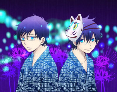 那些唯美的狐面小少年插画图片