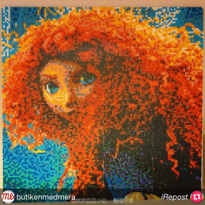 拼拼豆豆作品 迪士尼动画 - 勇敢传说
专业定制- 拼豆图纸 拼豆材料包 拼豆成品
拼豆小站 整理分享 ： 51ppdd.taobao.com