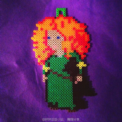 拼拼豆豆作品 迪士尼动画 - 勇敢传说
专业定制- 拼豆图纸 拼豆材料包 拼豆成品
拼豆小站 整理分享 ： 51ppdd.taobao.com