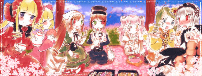 蔷薇少女薔薇少女ローゼンメイデン Rozen Maiden [水銀燈/金糸雀/翠星石 /蒼星石/真紅/雛莓/雪華綺晶]