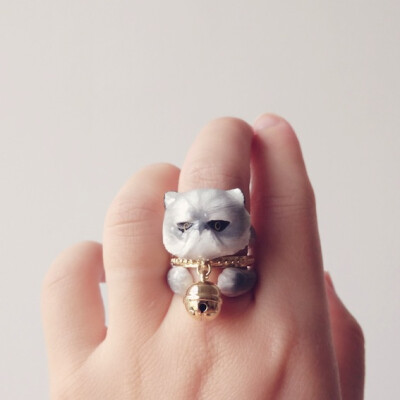 Gray Cat Ring（¥420.00~490.00）