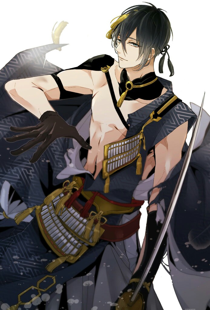 三日月宗近刀剑乱舞美男破衣