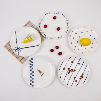 西餐盘创意骨瓷餐具菜盘子家用陶瓷器可爱碟早餐水果牛排盘子