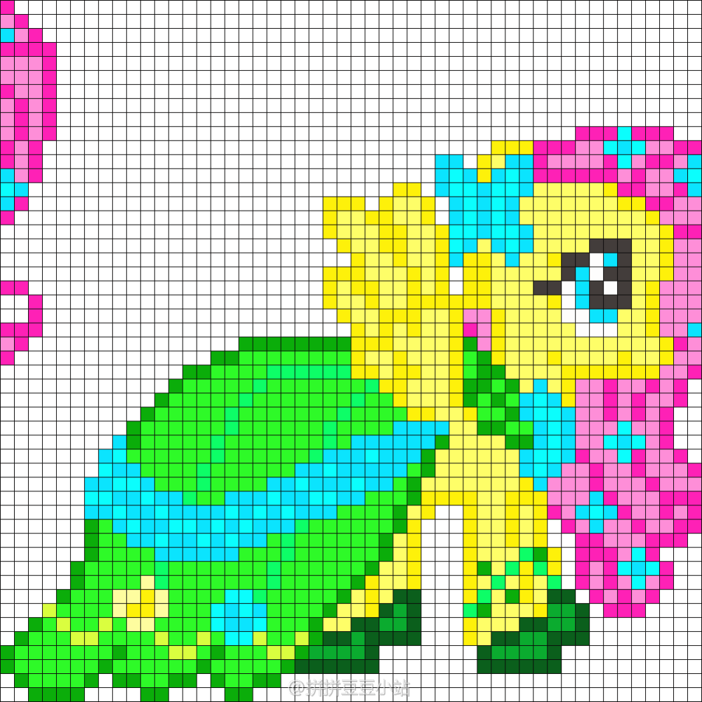 拼拼豆豆作品 小马宝莉 - 柔柔 my little pony
专注拼豆分享 - 拼豆图纸 拼豆材料包 拼豆成品