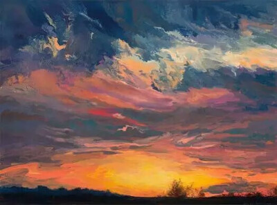 欧美横屏素材 键盘背景 壁纸 油画 风景 复古