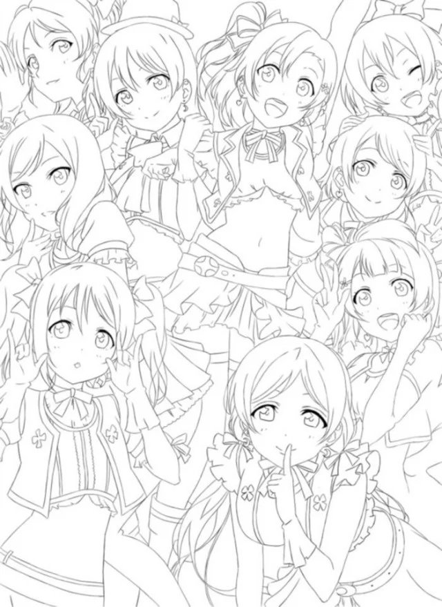 lovelive 缪斯 9人 ll