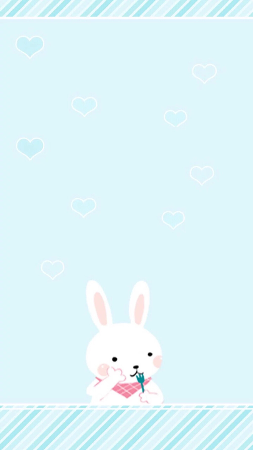 卡通清新平铺男女屏保锁屏高清主题套图情侣壁纸▂