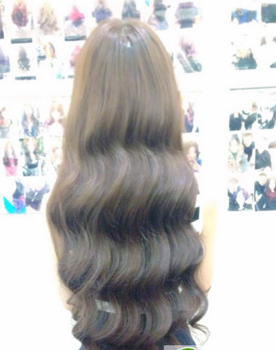 棕亚麻色加上水波纹。好看吗