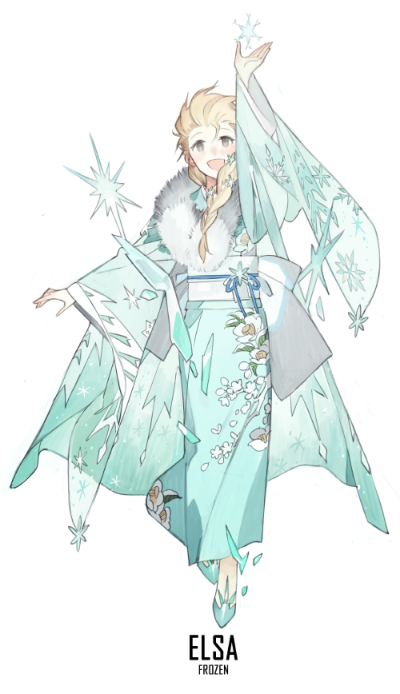 PRINCESS x KIMONO!!
P站：STAR影法師
id=59913793
ELSA
冰雪奇缘