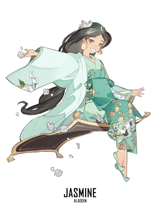 PRINCESS x KIMONO!!
P站：STAR影法師
id=59913793
JASMINE
阿拉丁神灯