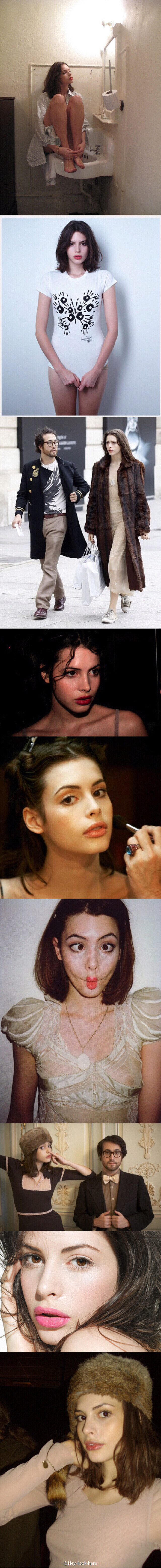 Charlotte Kemp Muhl . 弹着贝斯唱着歌的样子迷人极了 性感且带灵气 美貌与才华并存 真女神 ~