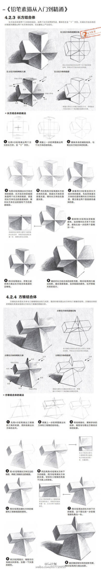 铅笔素描从入门到精通的一些练习方法