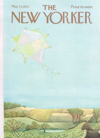 The New Yorker - Saturday, May 13, 1972 - Cover by : Ilonka Karasz 