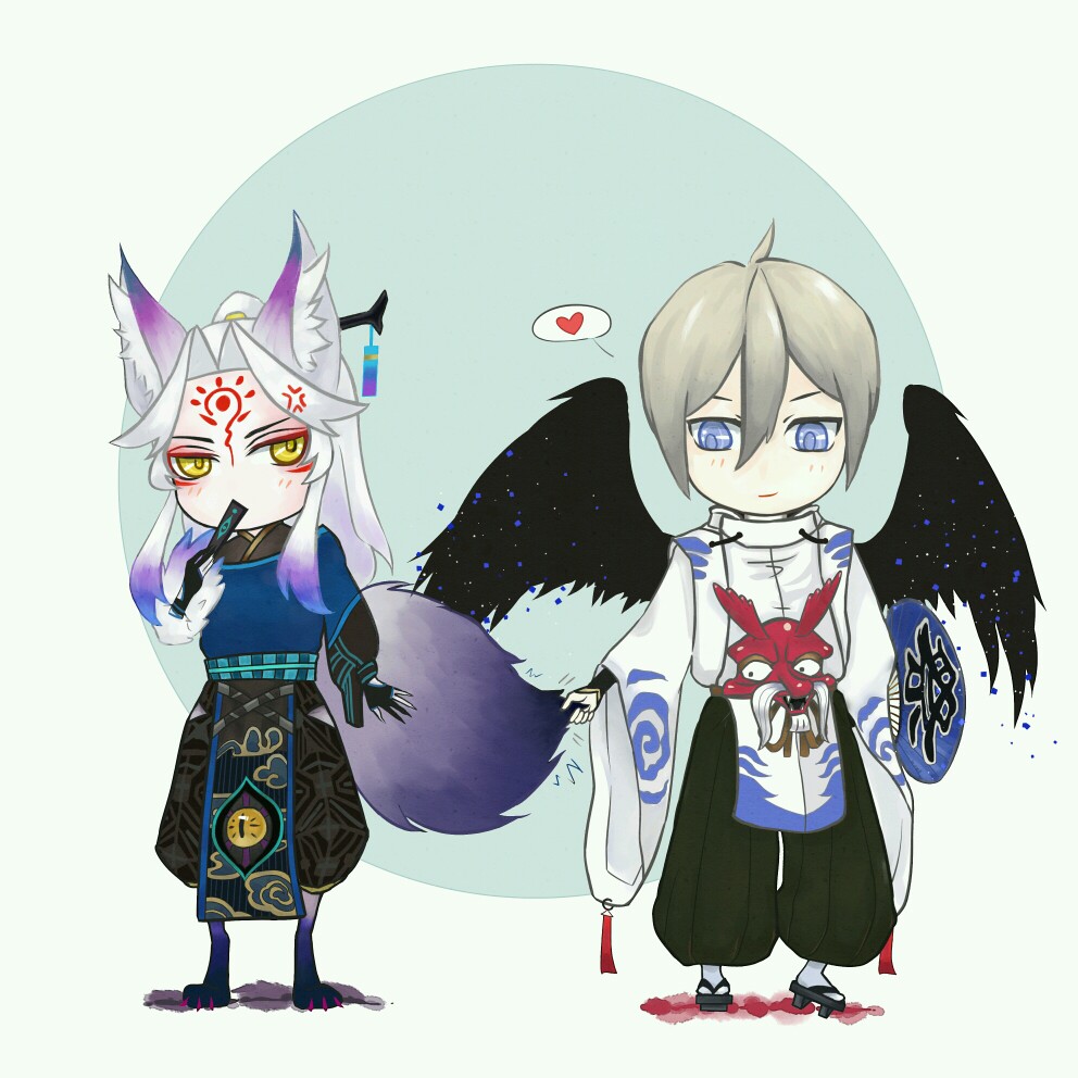 阴阳师大天狗x妖狐