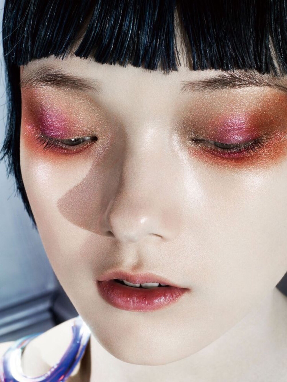 精致妆容创意妆容特写