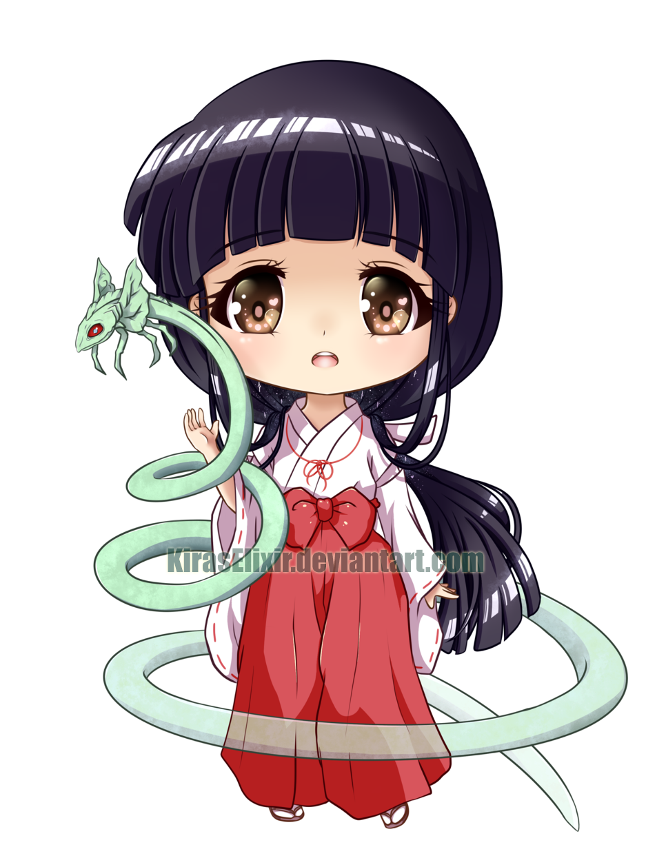 【来源P站，侵删】Chibi Kikyo
Q版桔梗~~
桔梗，日本动漫《犬夜叉》中的主要角色，战国时代灵力数一数二的巫女，被村民敬称为“圣大人，圣女大人”。负责守护及净化四魂之玉，是犬夜叉最心爱的女子。
动漫二次元原创/同人画/插画/手绘/头像/壁纸/美少女/黑长直/巫女/Q版/萌图