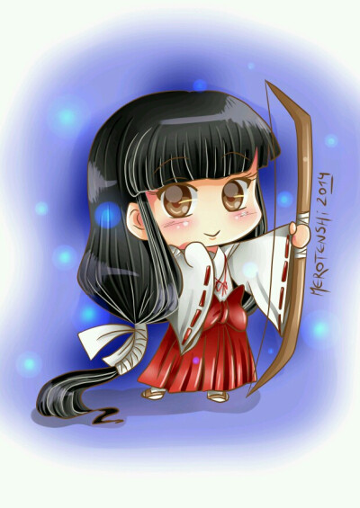 【来源P站，侵删】Kikyo
Fanart de Kikyo en versión chibi.
画师：Mero Tenshi
桔梗，日本动漫《犬夜叉》中的主要角色，战国时代灵力数一数二的巫女，被村民敬称为“圣大人，圣女大人”。负责守护及净化四魂之玉，…