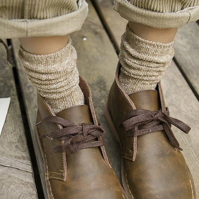 韩国秋冬天堆堆袜子女复古中筒毛线袜日系纯棉长袜森系短靴粗线袜