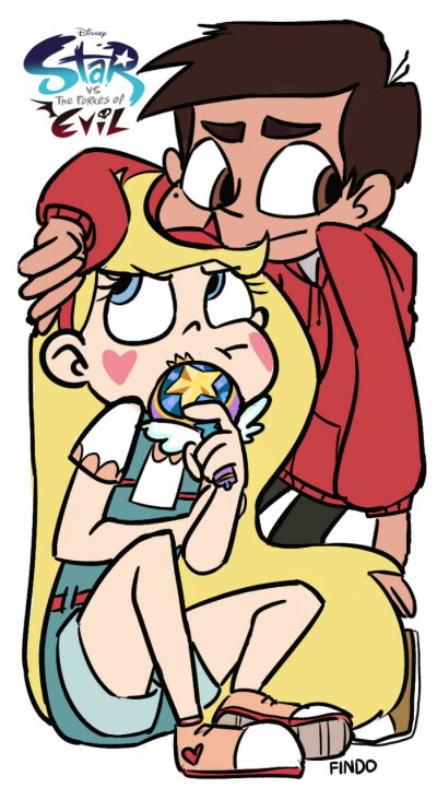 #星蝶公主# Starco!!! 满满吃了一嘴狗粮(*´艸`*)