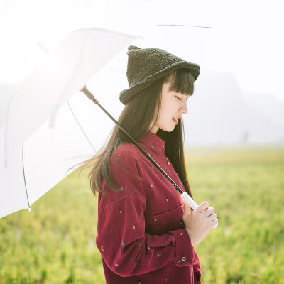 小雨良品文艺小清新秋季灯芯绒外套女韩版宽松中长款bf风长袖衬衫