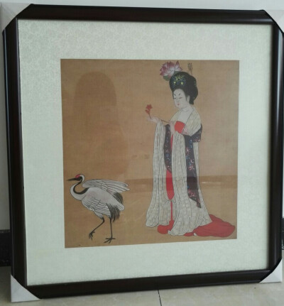 国画作品～簪花仕女图