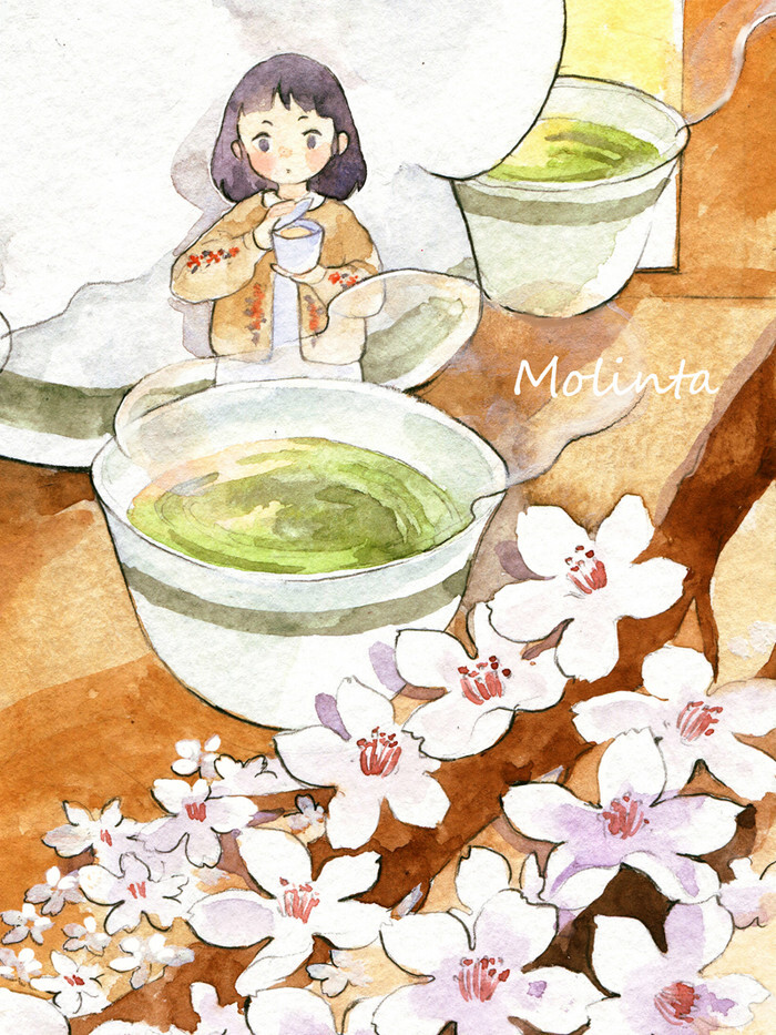 茶妹-molinta__涂鸦王国插画