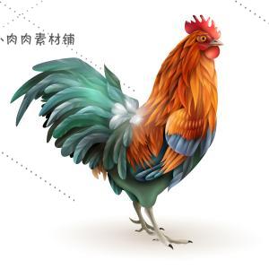 2017鸡年生肖新年快乐主题海报背景卡片EPS矢量设计素材AI125