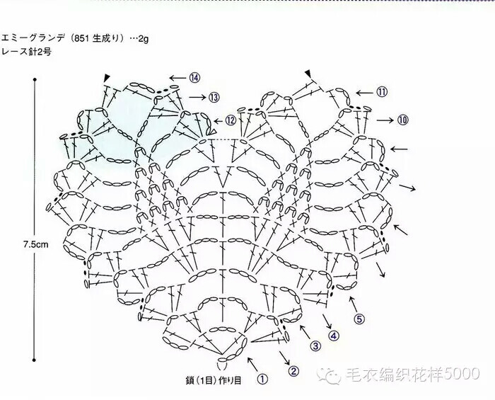 。钩针花片