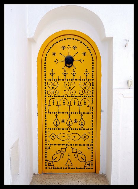 Yellow Door - Hammamet, Tunisia: