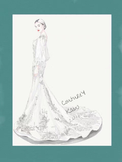 微博关注：CoutureY婚纱设计师Couture.Y 高级婚纱礼服馆