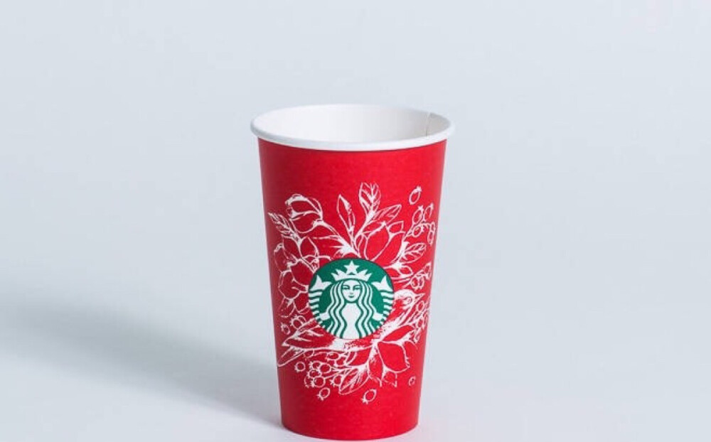 日本星巴克圣诞节限定系列杯子「Starbucks Red Holiday Cups」一共10款不同造型