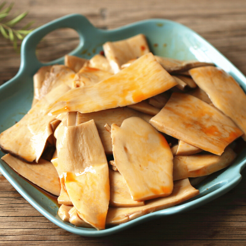 佐冷馋正宗新鲜香辣杏鲍菇下饭菜零食 四川特产熟食卤味农家干货