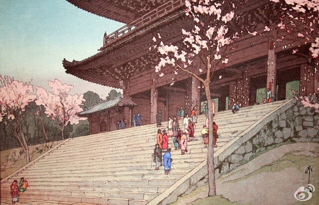 版画艺术家 Hiroshi Yoshida (吉田 博)